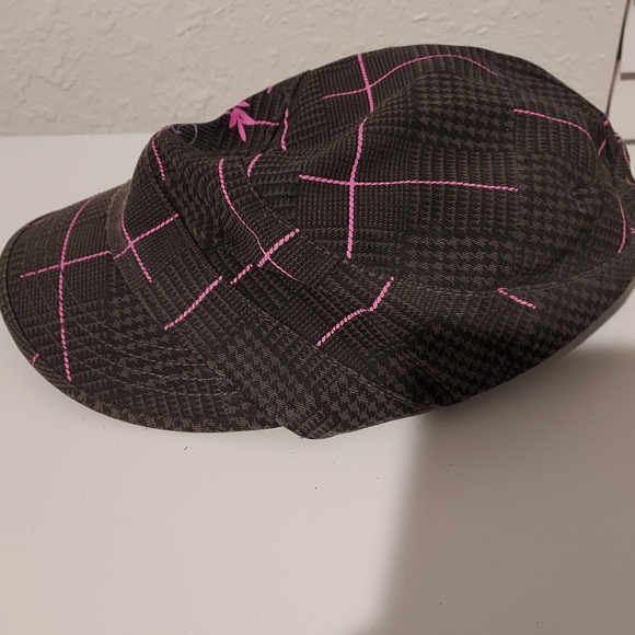 47 Twins New York Yankees Sun Tripper Hat Cap Gray Pink Logo MLB Baseball Womens - Picture 4 of 9